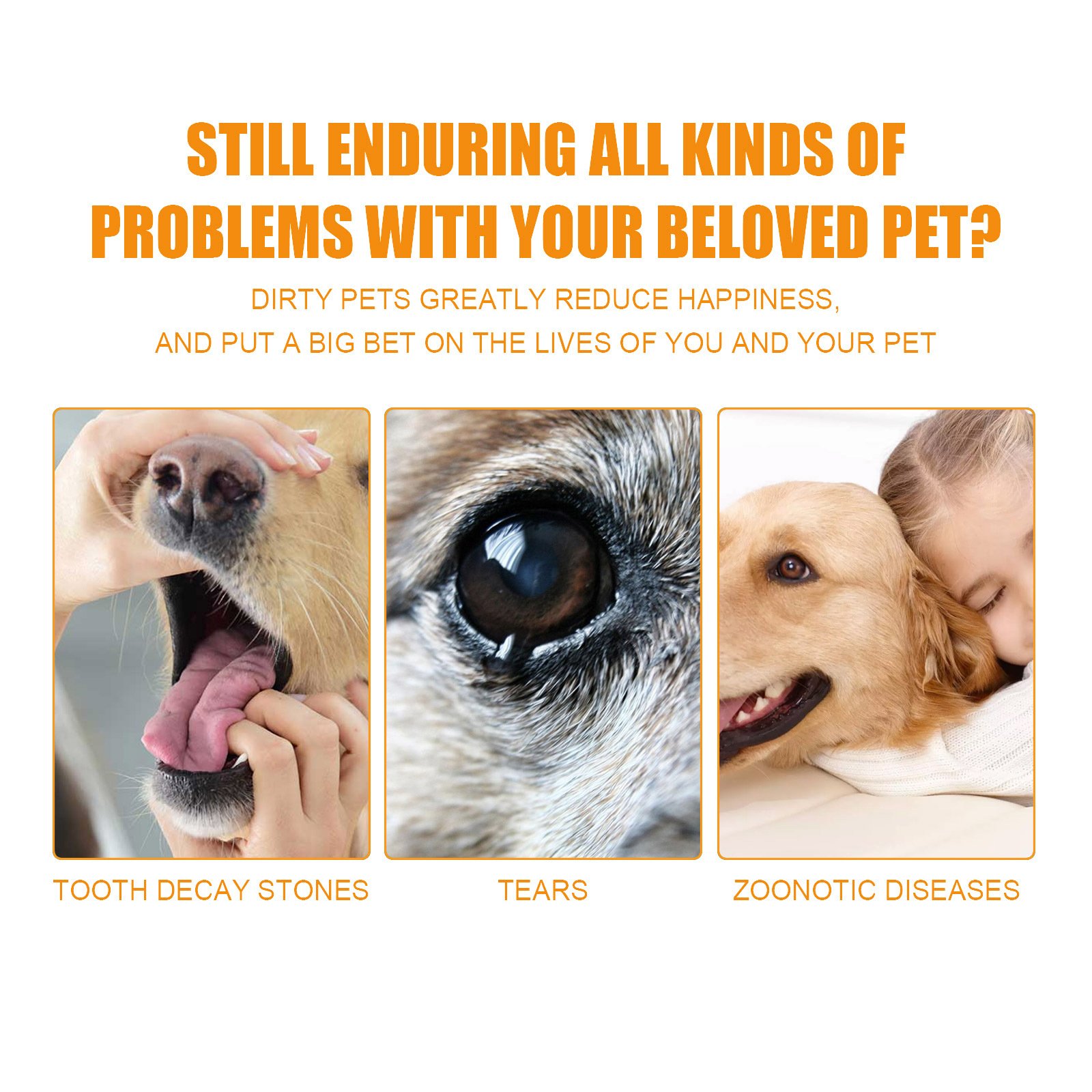 Pet Dental Finger Wipes — 50 Pack - Image 3