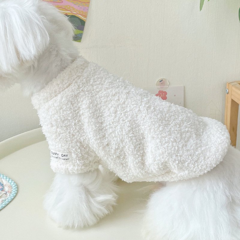 Double-sided Cloud Velvet Thickened Pet Puppy Clothes - Image 10