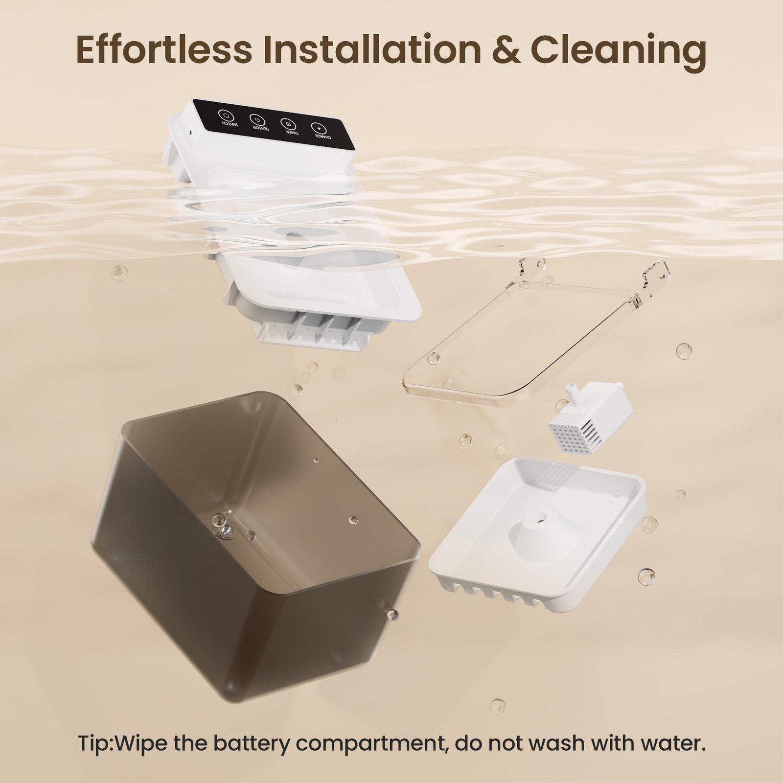 Stainless Steel Pet Water Fountain - Image 2