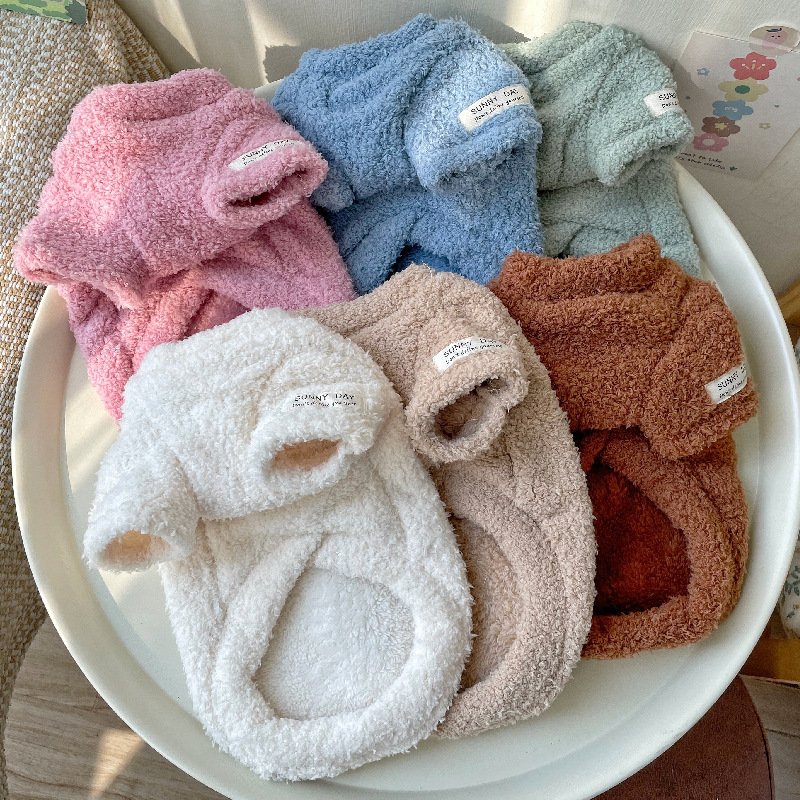 Double-sided Cloud Velvet Thickened Pet Puppy Clothes - Image 2