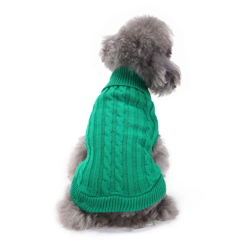 Cable-Knit Dog Sweater