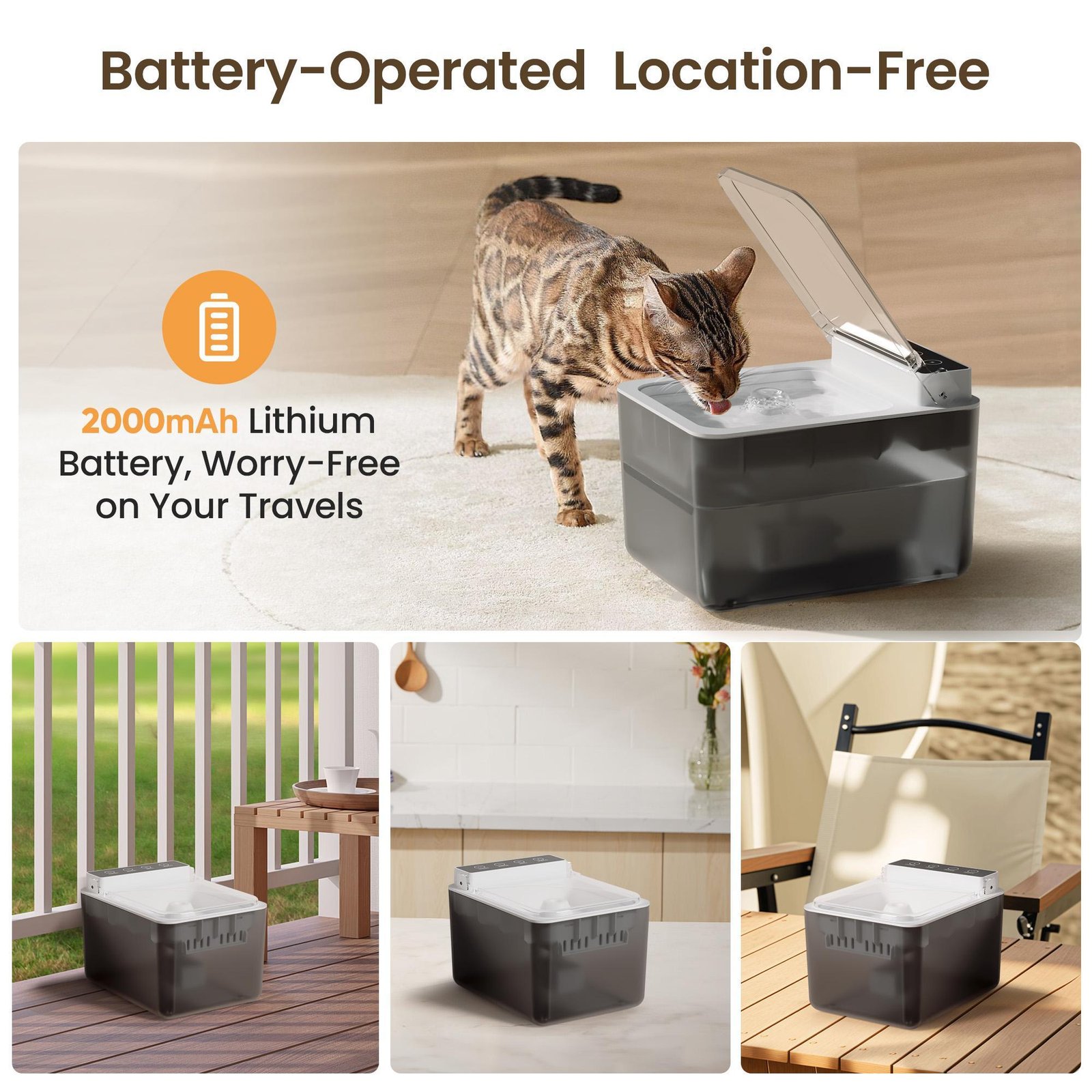 Stainless Steel Pet Water Fountain - Image 6