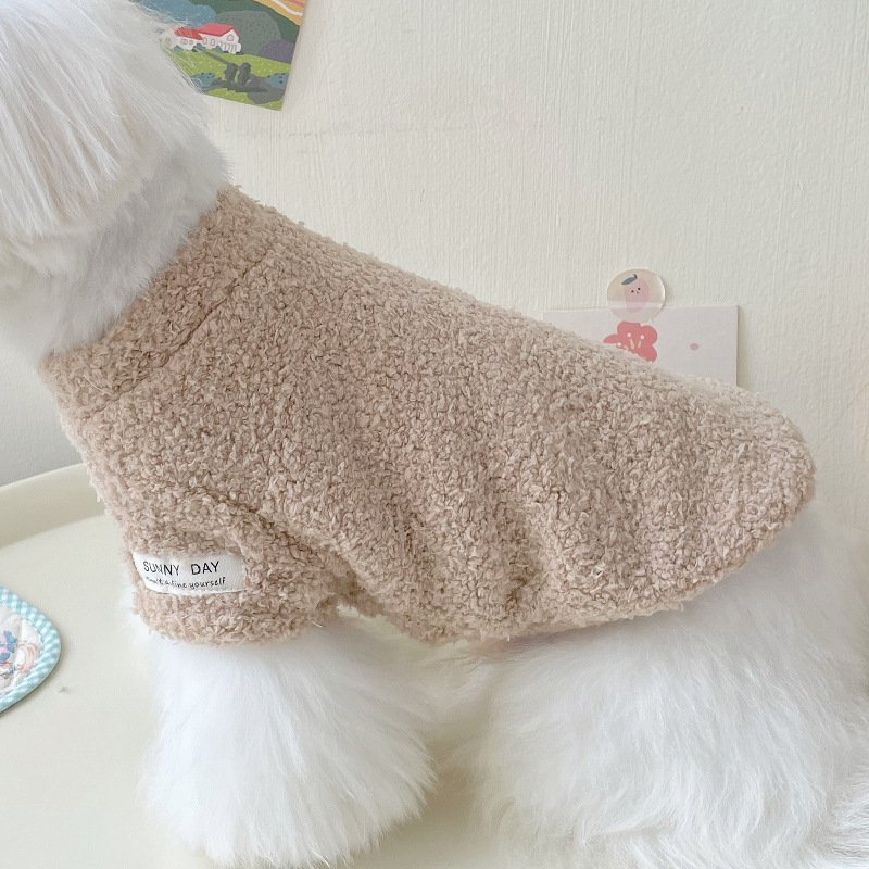 Double-sided Cloud Velvet Thickened Pet Puppy Clothes - Image 5