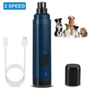 Cordless Dog Nail Grinder — 2-Speed, USB Rechargeable