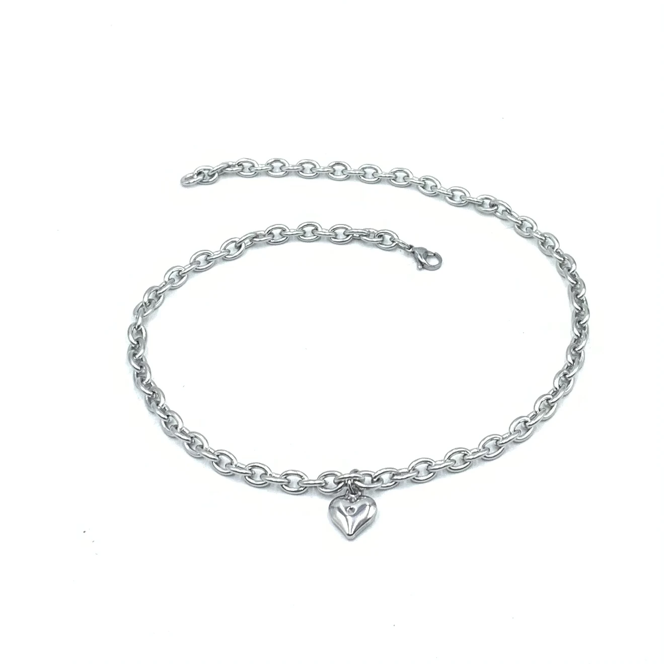Gold Heart Charm Pet Necklace - Image 5