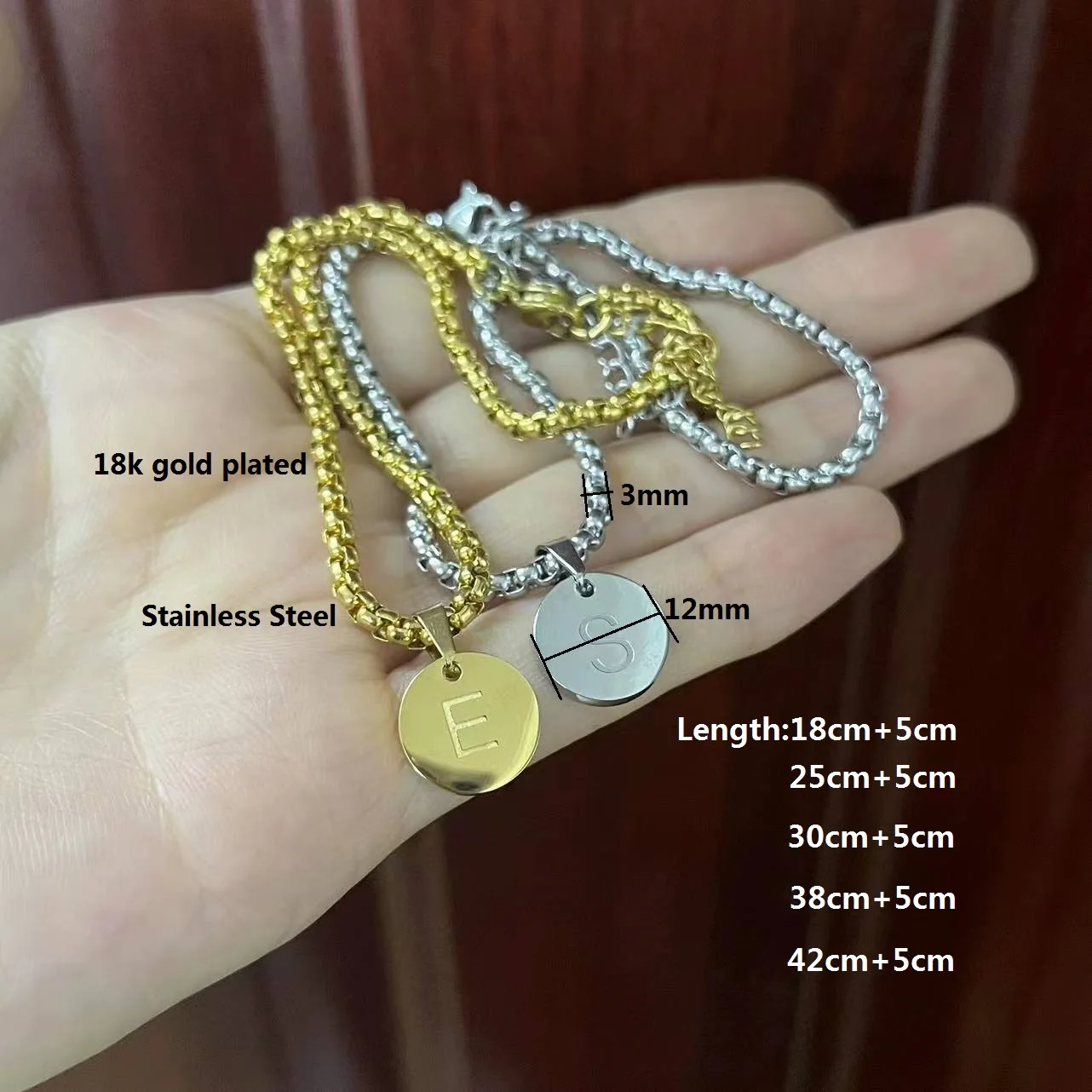 Letter Pendant Pet Necklace — A to Z - Image 6