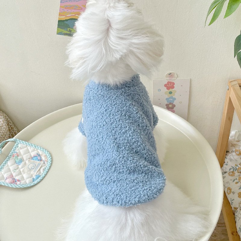 Double-sided Cloud Velvet Thickened Pet Puppy Clothes - Image 3