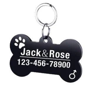 Engraved Pet ID Charm