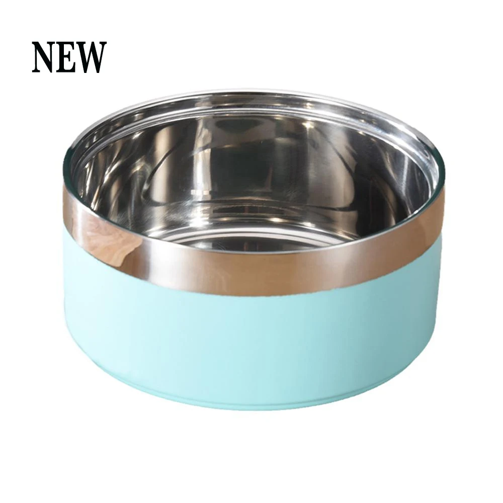Stainless Steel Double-Vacuum Dog & Cat Bowl